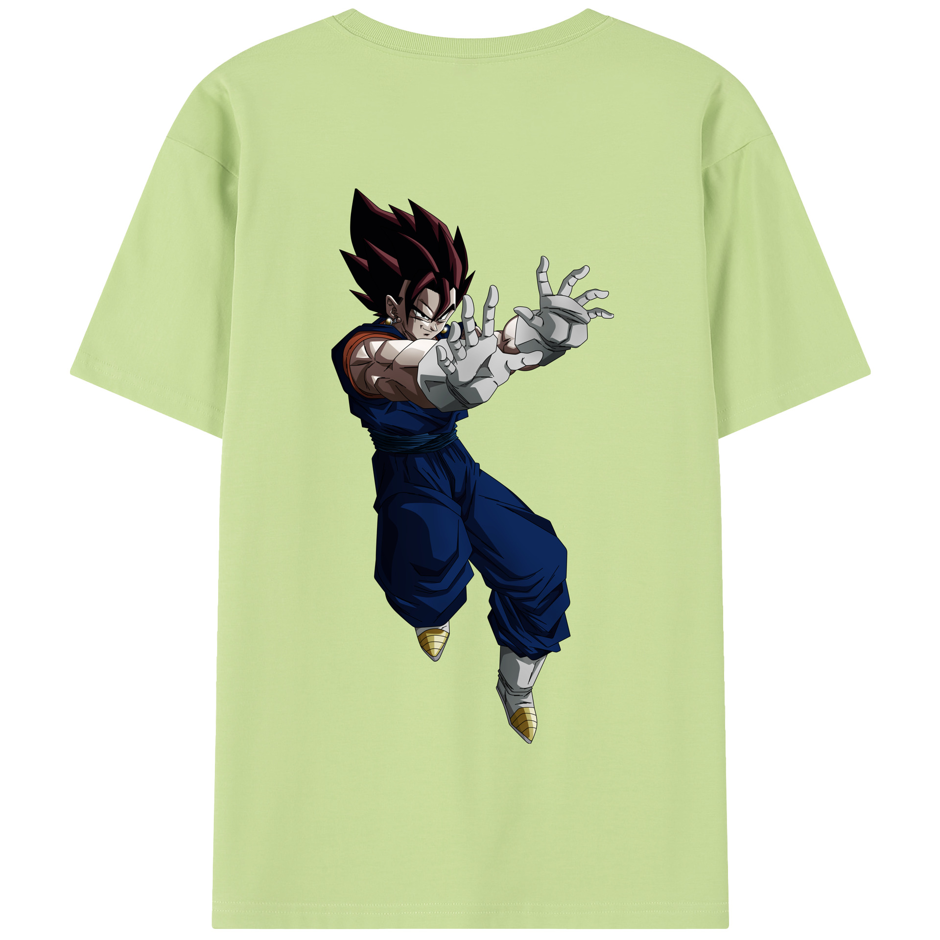 （画像用） ドラゴンボール ベジット DRAGON BALL Vegetto 綿100％半袖Tシャツ（背面プリント）